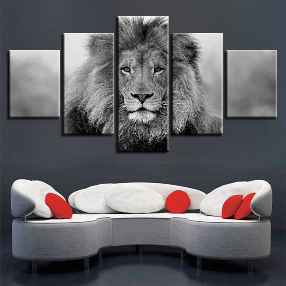Majestic Lion - Living Room Decorative Painting
