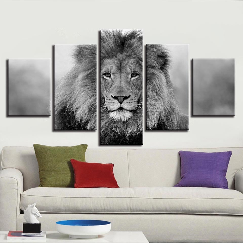 Majestic Lion - Living Room Decorative Painting