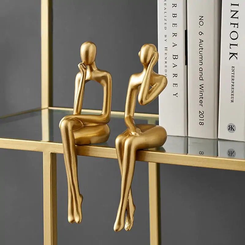 Enhance Your Space with Elegant Abstract Nordic Statues - Minimalist Home Decor