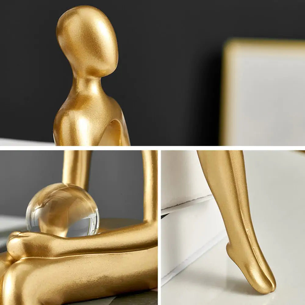 Enhance Your Space with Elegant Abstract Nordic Statues - Minimalist Home Decor