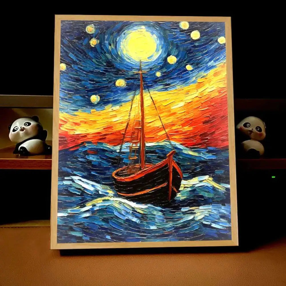 Transform Your Home Decor with Van Gogh Art Anime LED Light Painting