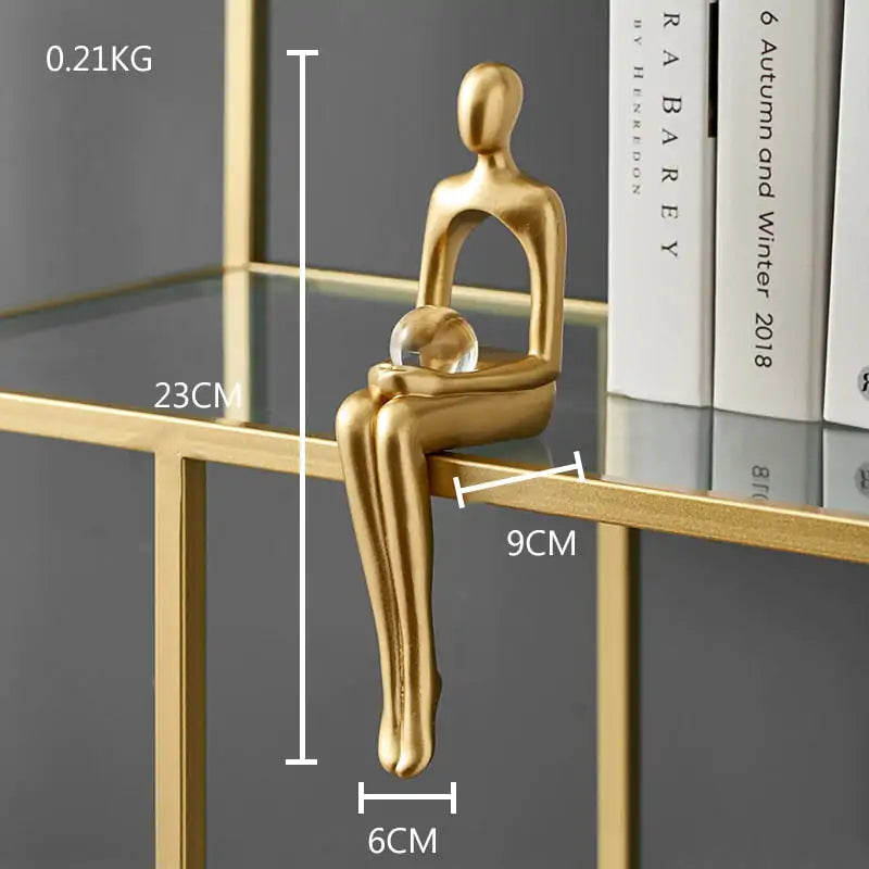 Enhance Your Space with Elegant Abstract Nordic Statues - Minimalist Home Decor