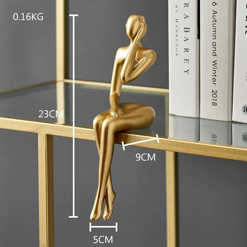 Enhance Your Space with Elegant Abstract Nordic Statues - Minimalist Home Decor