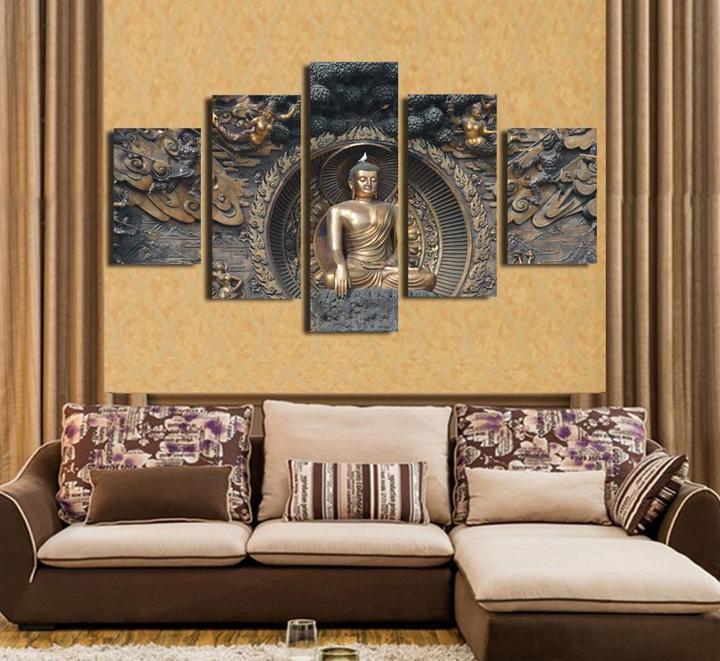 Infuse Your Space with Serenity and Elegance | The Circle - Multi-Panel Canvas Paintings