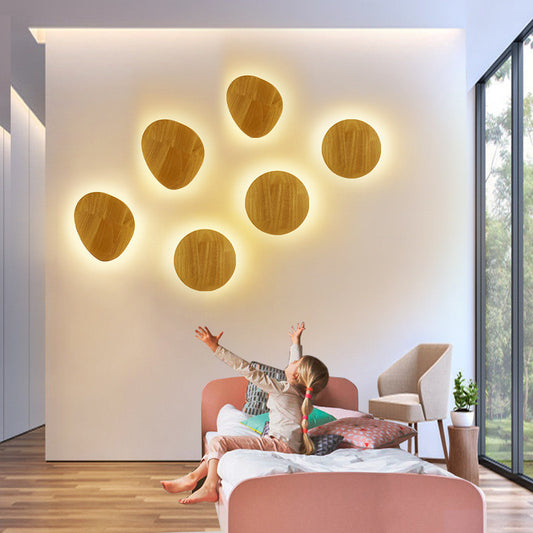 Modern Log Art Wall Lamp | Elegant LED Home Lighting