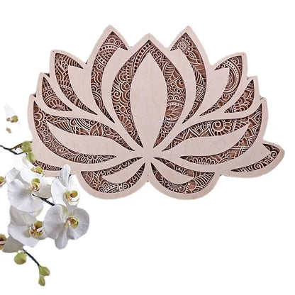 Elevate Your Yoga Sanctuary with Exquisite Decorative Art Ornaments | Lotus Flower Mandala