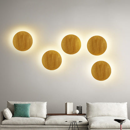 Modern Log Art Wall Lamp | Elegant LED Home Lighting