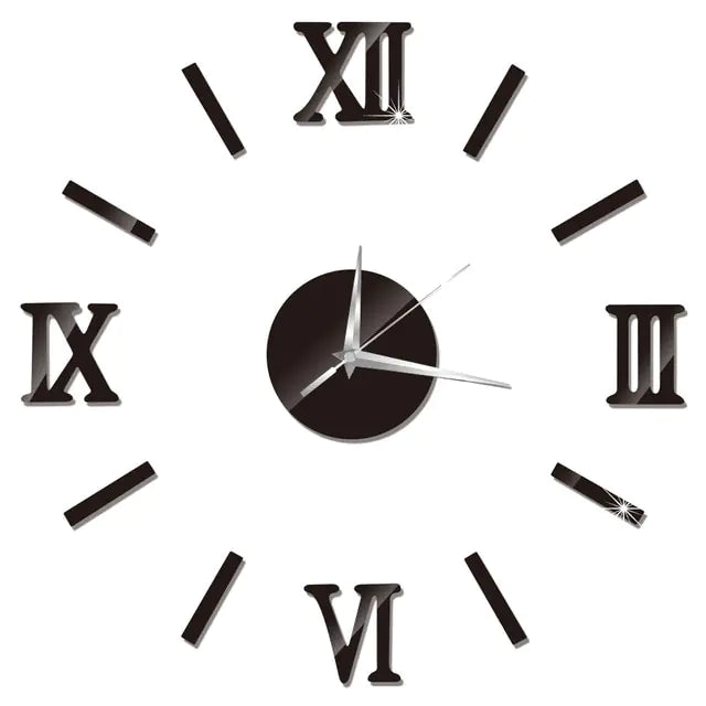 Enhance Your Home Decor with a Timeless Acrylic Roman Numeral Wall Clock