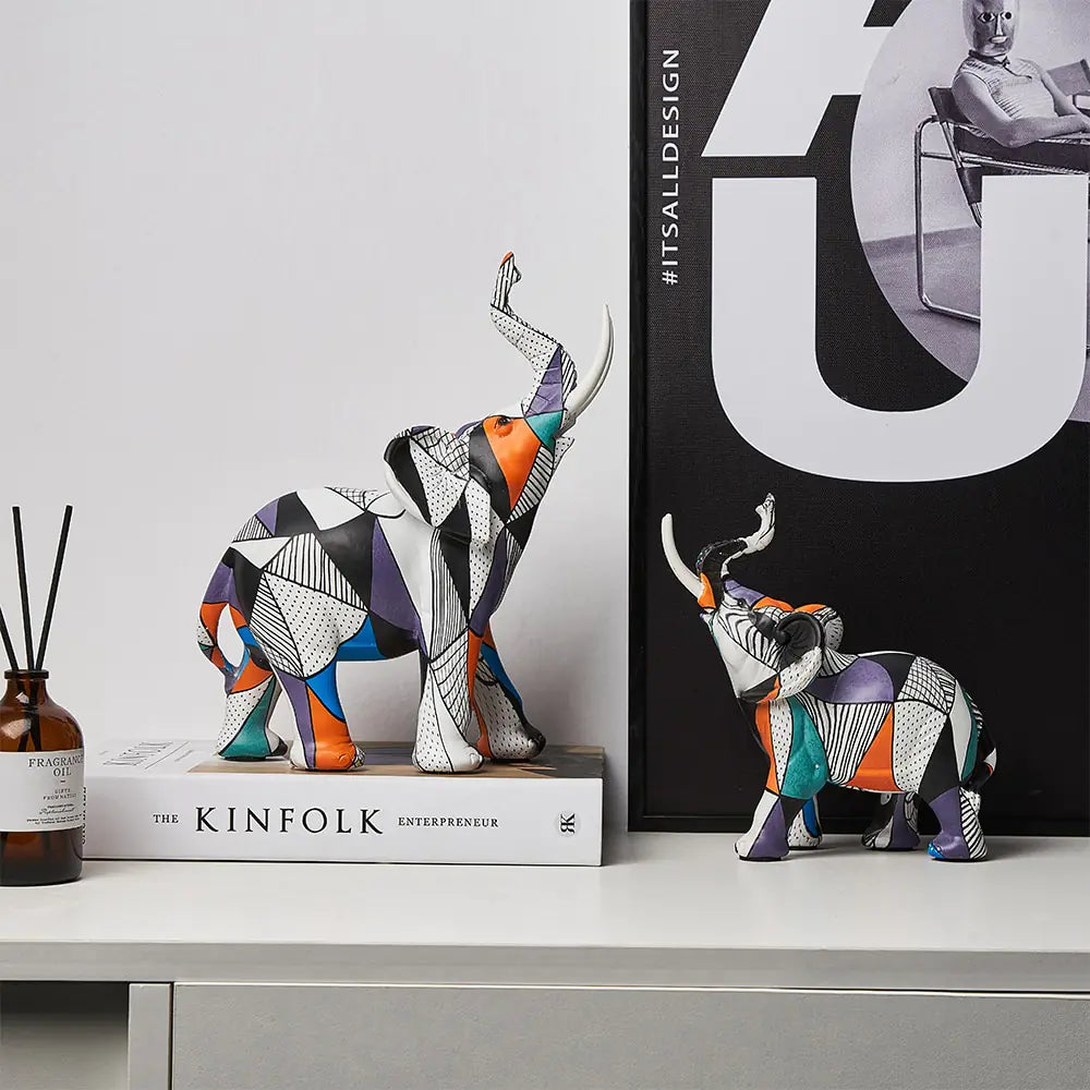 Unique Elephant Art Sculptures for Home Accents