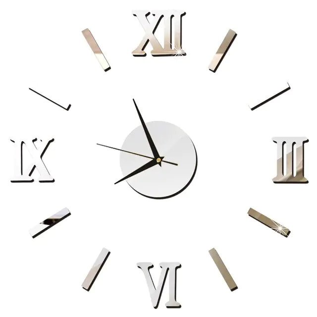 Enhance Your Home Decor with a Timeless Acrylic Roman Numeral Wall Clock