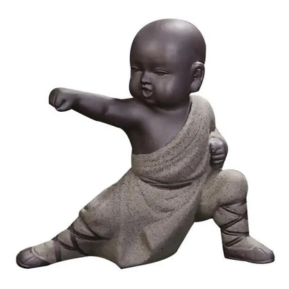 Kung Fu Monk Figurines for Home Accents & Positive Energy