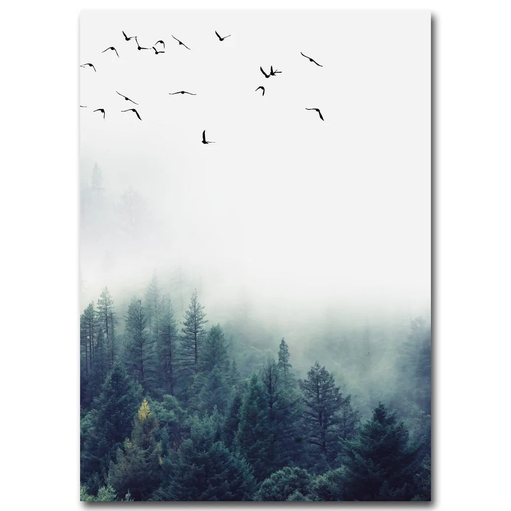 Transform Your Home with Stunning Forest Landscape Paintings | Premium Canvas Prints