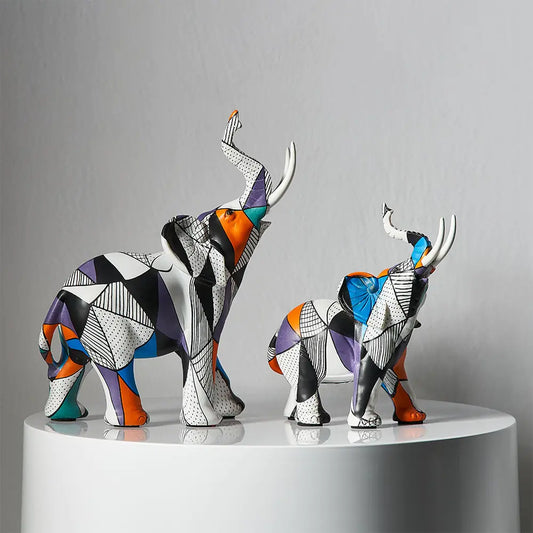 Unique Elephant Art Sculptures for Home Accents