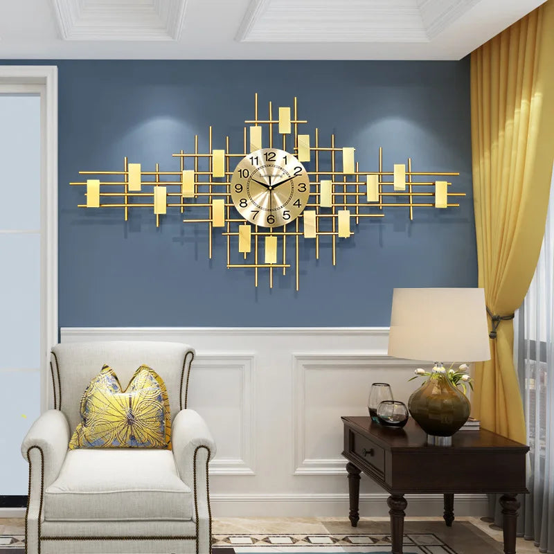 Luxury Modern Wall Clock - Transform Your Living Room with Stylish Home Accessories and Wall Decor