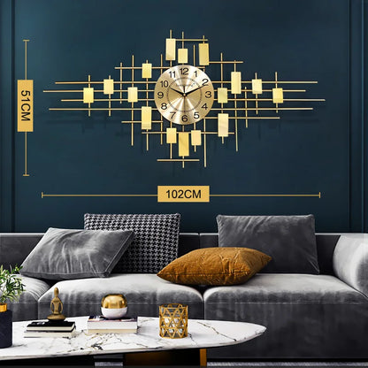 Luxury Modern Wall Clock - Transform Your Living Room with Stylish Home Accessories and Wall Decor