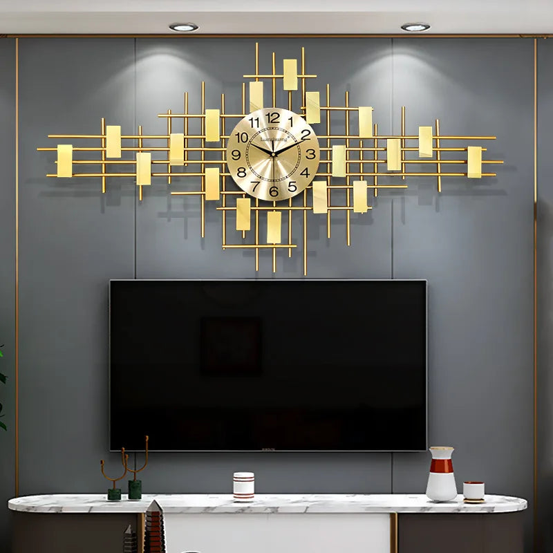 Luxury Modern Wall Clock - Transform Your Living Room with Stylish Home Accessories and Wall Decor