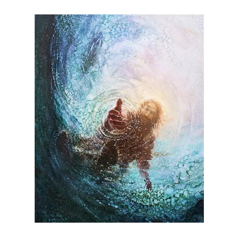 Elevate Your Space with Jesus Canvas "Give Me Your Hand" – Free Shipping Worldwide