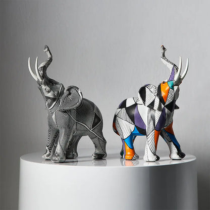 Unique Elephant Art Sculptures for Home Accents