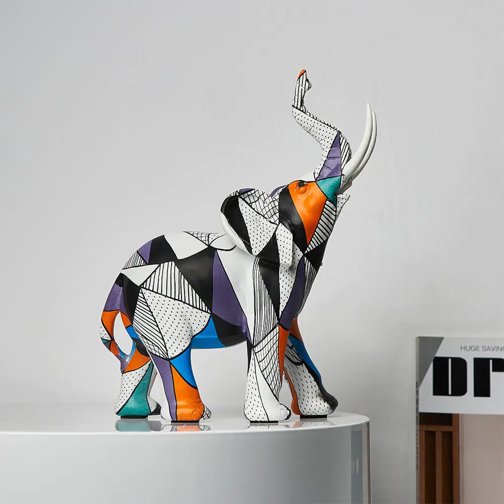 Unique Elephant Art Sculptures for Home Accents