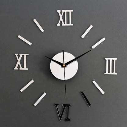 Enhance Your Home Decor with a Timeless Acrylic Roman Numeral Wall Clock