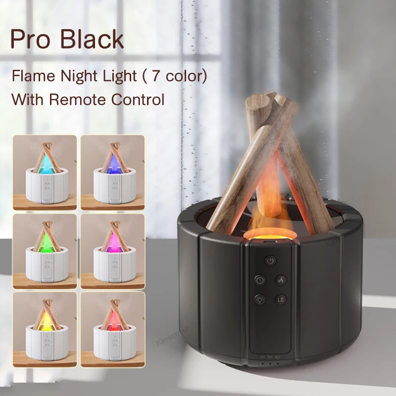 Transform Your Space with the Kinscoter Simulated Flame Aroma Diffuser: A Home Accessories Essential