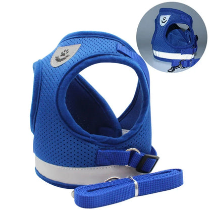 Adjustable Reflective Cat Harness & Leash Set – Escape-Proof, Comfortable & Safe for Daily Adventures