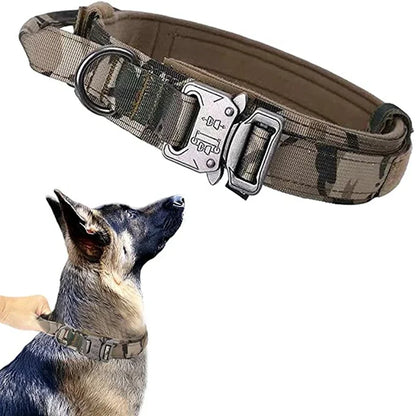 Durable Tactical Dog Collar & Leash Set – Built for Strength, Comfort & Full Control