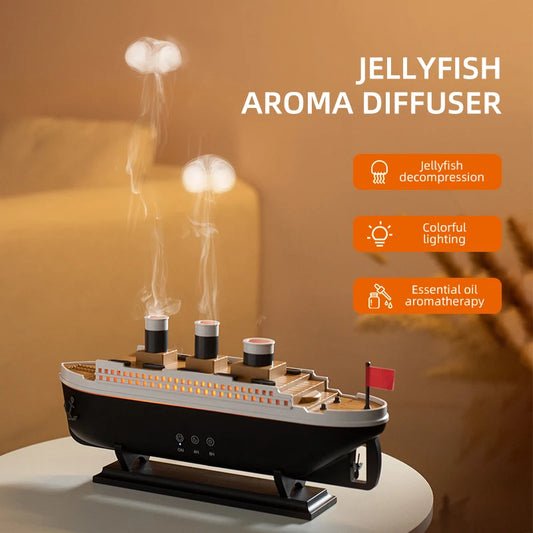 Retro Ship Aroma Diffuser Air Humidifier for Home Decor Sale Interior Design Accent Home Art Panel Art Home Accessories