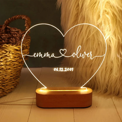 Custom 3D Photo Lamp: A Personalized Home Accessory for Unique Gifts and Interior Design Accents