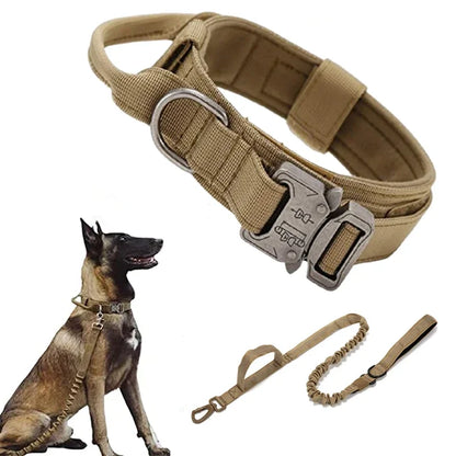 Durable Tactical Dog Collar & Leash Set – Built for Strength, Comfort & Full Control