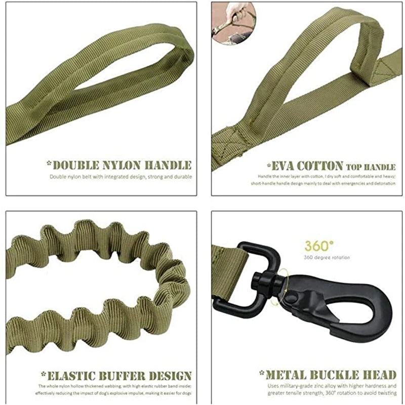 Durable Tactical Dog Collar & Leash Set – Built for Strength, Comfort & Full Control