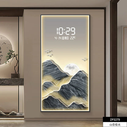 Modern LED Digital Wall Clock – Elevate Your Living Space with Style & Functionality