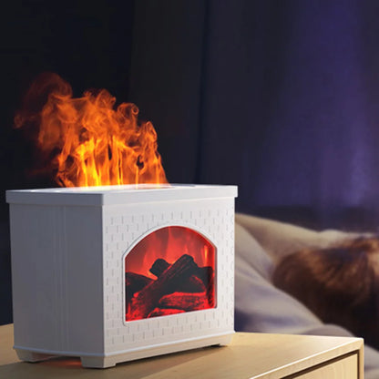 Transform Your Space with the Simulated Fireplace Aroma Humidifier: Home Accessories for Interior Design Accents