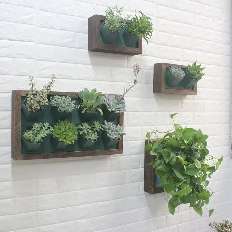 Wall Mounted Succulent Planter | Levitating Flower Pot | Space-Saving Balcony & Indoor Decoration