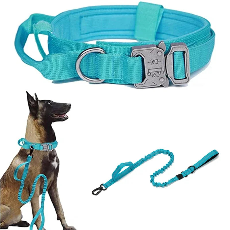 Durable Tactical Dog Collar & Leash Set – Built for Strength, Comfort & Full Control