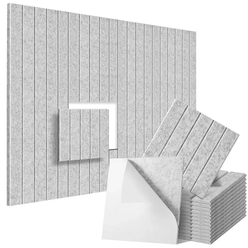 Decorative Self-Adhesive Acoustic Wall Panels - Perfect Sound Control & Stylish Design