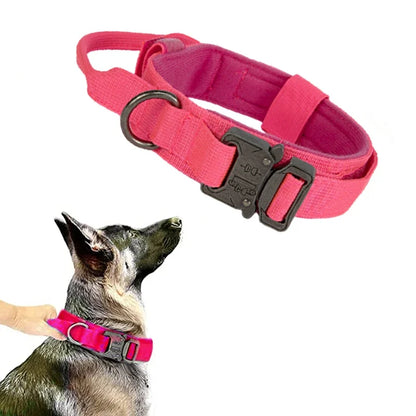 Durable Tactical Dog Collar & Leash Set – Built for Strength, Comfort & Full Control