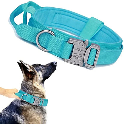 Durable Tactical Dog Collar & Leash Set – Built for Strength, Comfort & Full Control