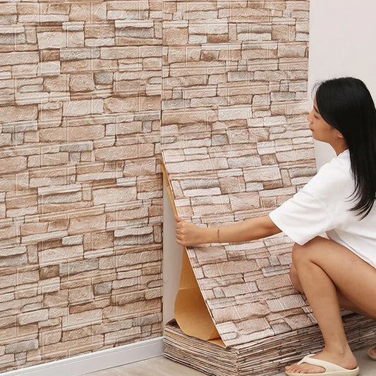 Transform Your Home with 3D Imitation Brick Multi-Panel Wall Art - Free Worldwide Shipping!