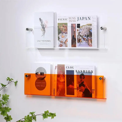 Wall-Mounted Magazine Rack Storage | Perfect Organizer for Kids' Rooms and Living Spaces