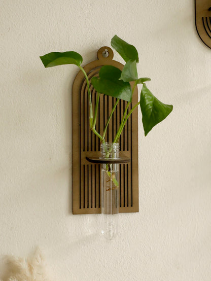 Elevate Your Home Decor with a Stylish Wooden Wall Vase