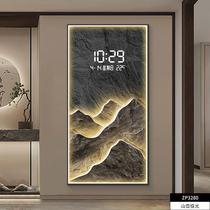 Modern LED Digital Wall Clock – Elevate Your Living Space with Style & Functionality