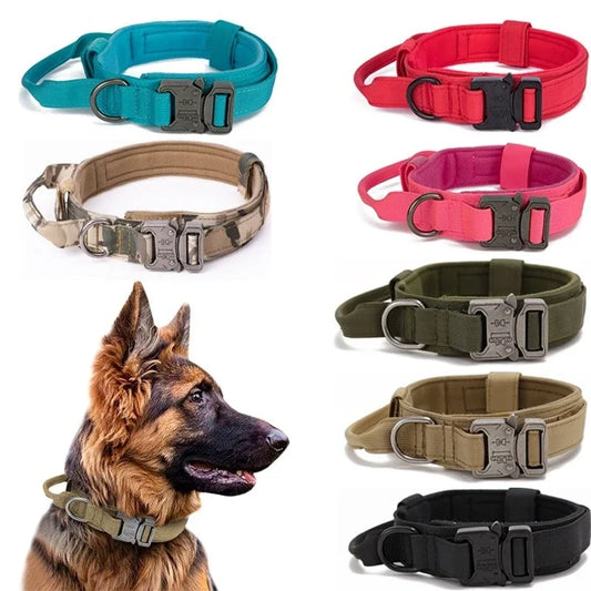 Durable Tactical Dog Collar & Leash Set – Built for Strength, Comfort & Full Control