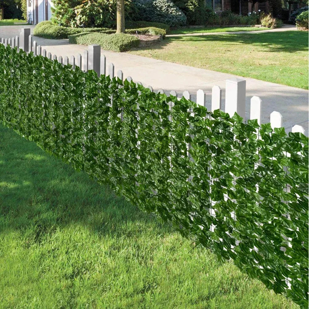 Decorative Wall Panels - Artificial Ivy Hedge Fence Screen for Home & Garden Décor