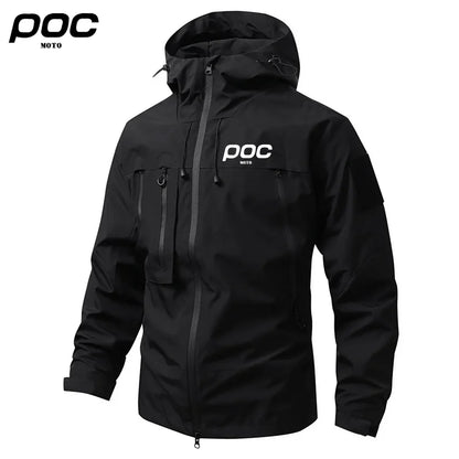 2025 MOTO POC Hiking Jacket Male Motocross Clothing Mountain Bike Waterproof Coat Bicycle Outerwear Chaqueta Cortavientos Hombre