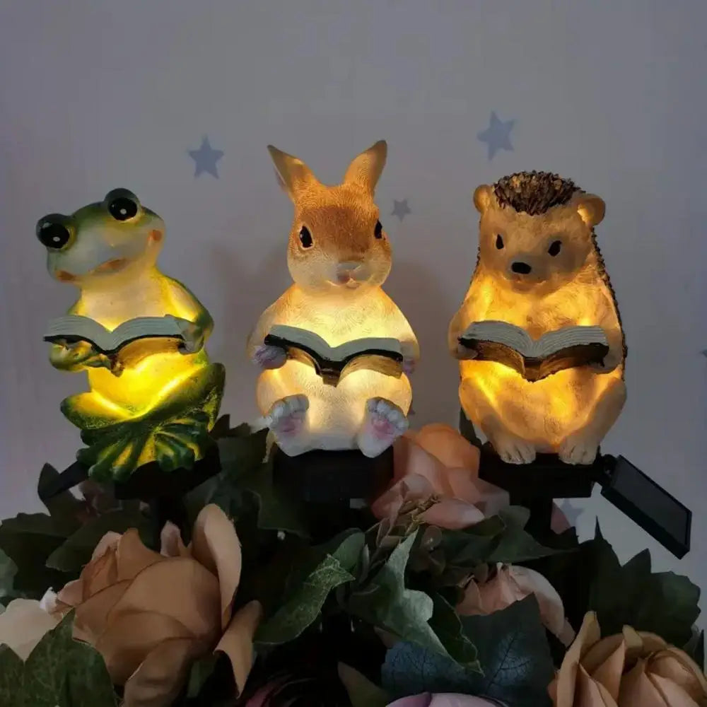 Solar Animal Lights – Waterproof Rabbit & Hedgehog LED Landscape Light for Outdoor Garden Charm