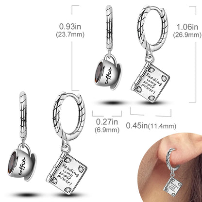 925 Sterling Silver Hoops Earrings Hypoallergenic Hoops Earrings With Zirconia Fashion High Quality Jewelry for Women Girls