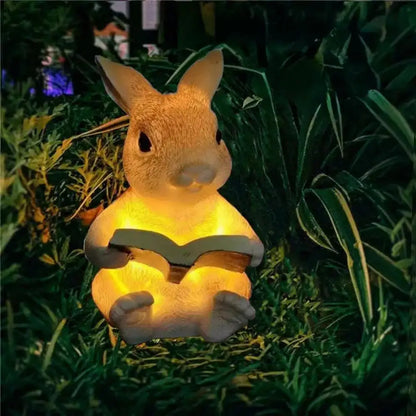 Solar Animal Lights – Waterproof Rabbit & Hedgehog LED Landscape Light for Outdoor Garden Charm