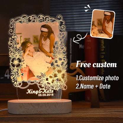 Custom 3D Photo Lamp: A Personalized Home Accessory for Unique Gifts and Interior Design Accents