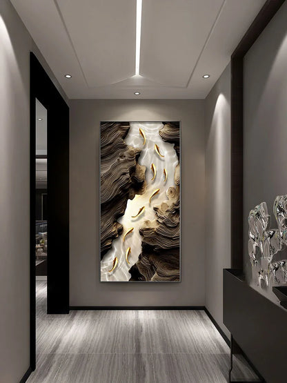 Elegant Modern Wall Decoration LED Mural Lamp – Transform Your Home with Stylish Multi-Panel Wall Art